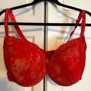 Beautiful Bra by Cacique scarlet Red/Coral Color